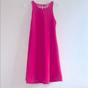 Hot pink dress
